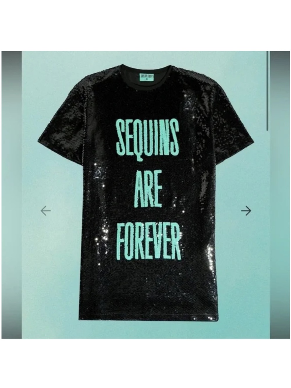 Taylor Swift TLOAS SEQUINS ARE FOREVER T-SHIRT DRESS Size L